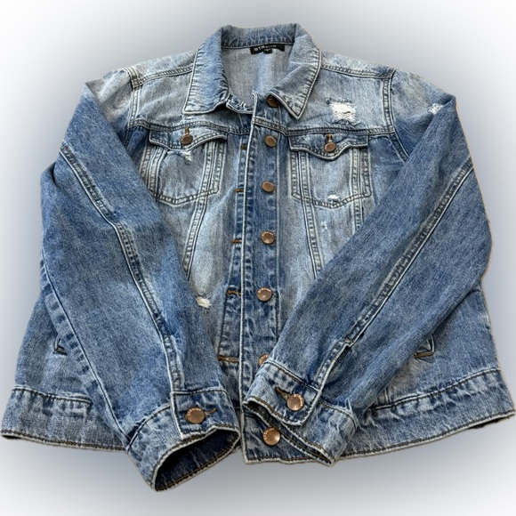 STS Blue Jackets & Blazers - STS Blue Distressed Medium Wash Denim Jacket Size Small